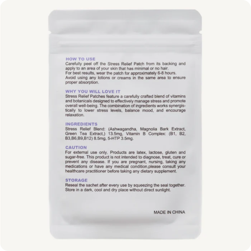 Stress Relief Patches