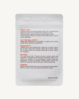 Energy Boost Patches